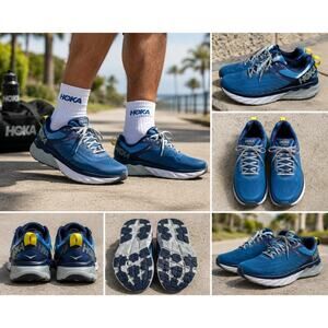 HOKA Arahi 3 Men’s Size 11 Blue Yellow Stability Running Shoes BSMI EU 45⅓